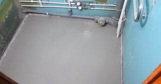 Наливной пол в туалете Фурманов, цена от 894 руб.